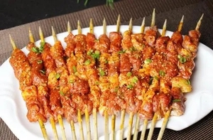 猪肉串 羊肉串 烧烤配方 肉串腌制秘方 室内外烧烤技术小吃配方